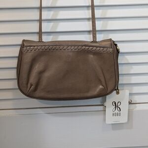 NWT HOBO International Crossbody Bag in Taupe (Cobblestone)